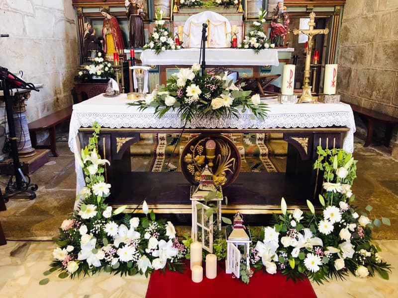 ramo de flores boda en Muros